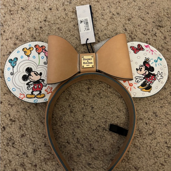 Dooney & Bourke Tan Bow Disney Headband - Picture 1 of 4